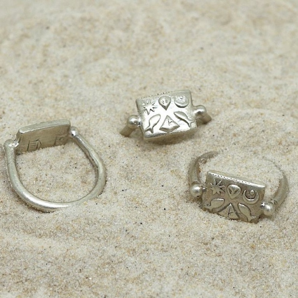 Silver Engraved Ring